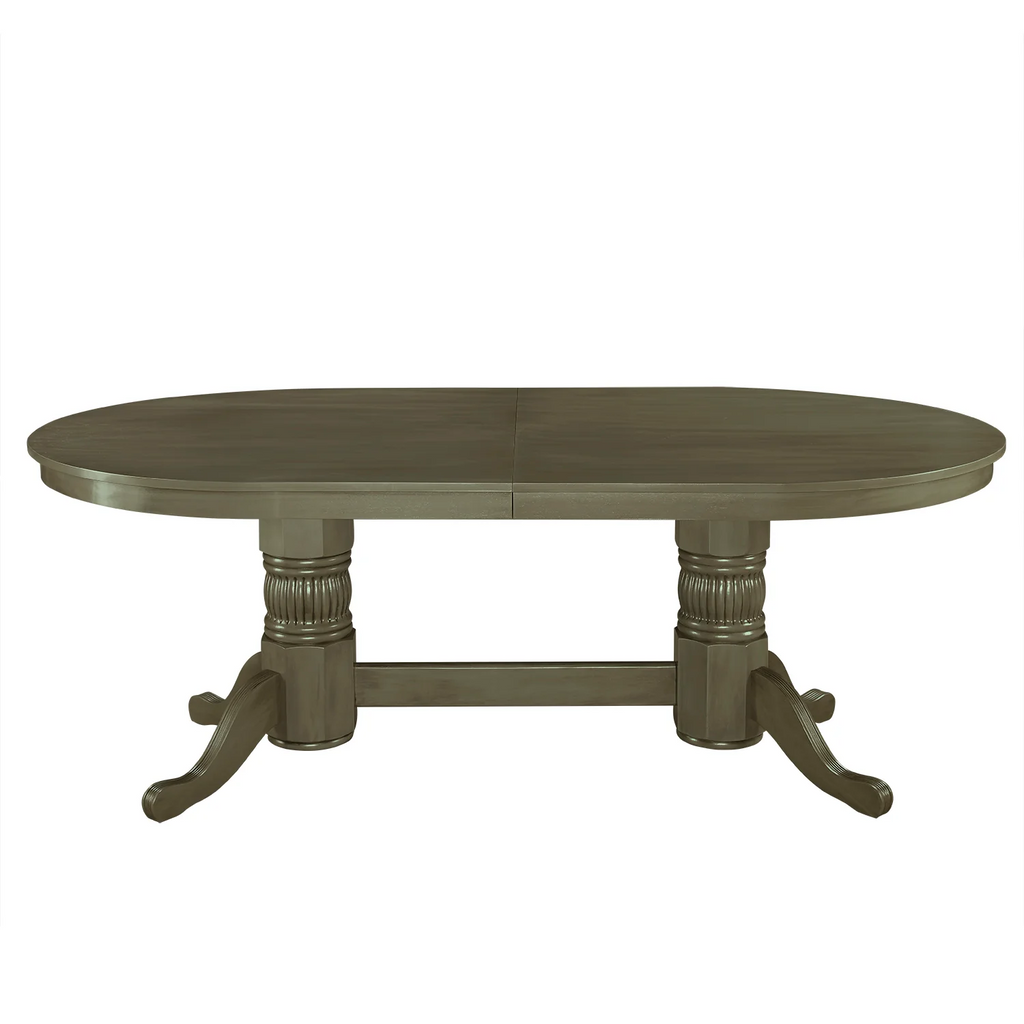 Texas hold em table in slate finish with slate dining top