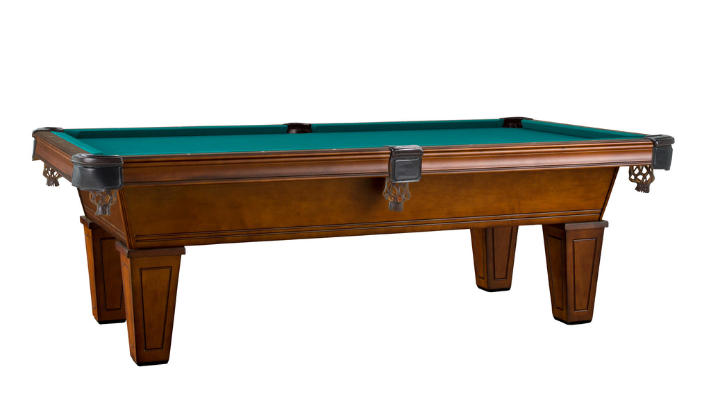 Avon pool table in suede finish with green felt