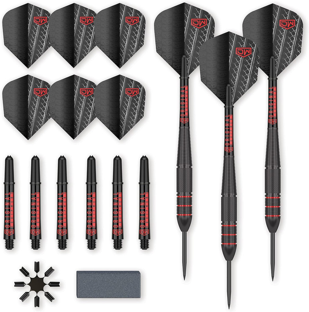 Charger Dart Set with extra shafts and flights plus sharpener and storage