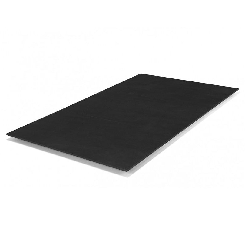 Dining top for pool table with matte black finish