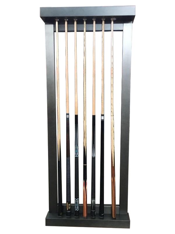 Steel wall rak with 7 cue holders