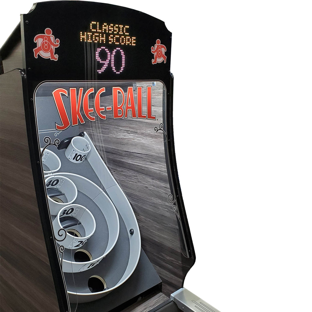 Skee-Ball Premium Home Arcade with Coal Cork Play Area