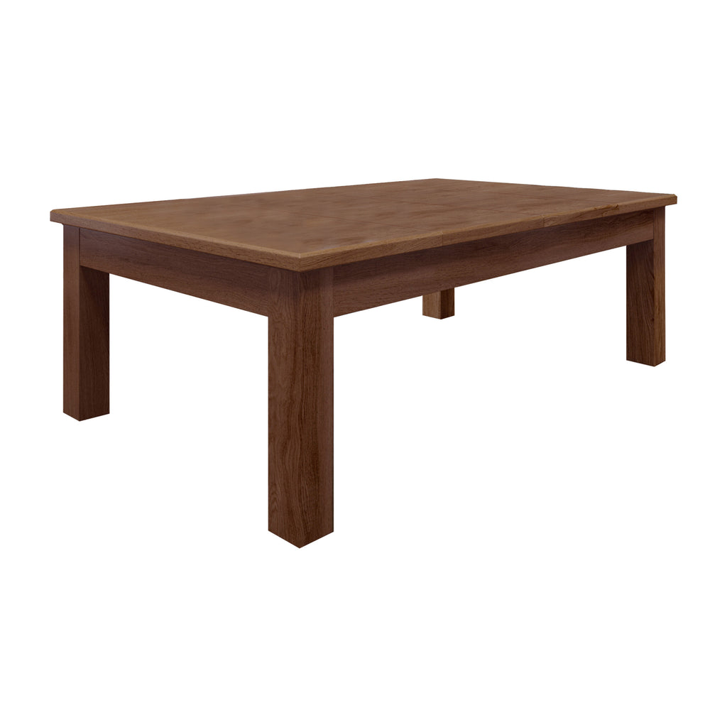 Penny Pool Table Whiskey finish dining top on