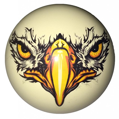 Eagle Face Custom Cue Ball