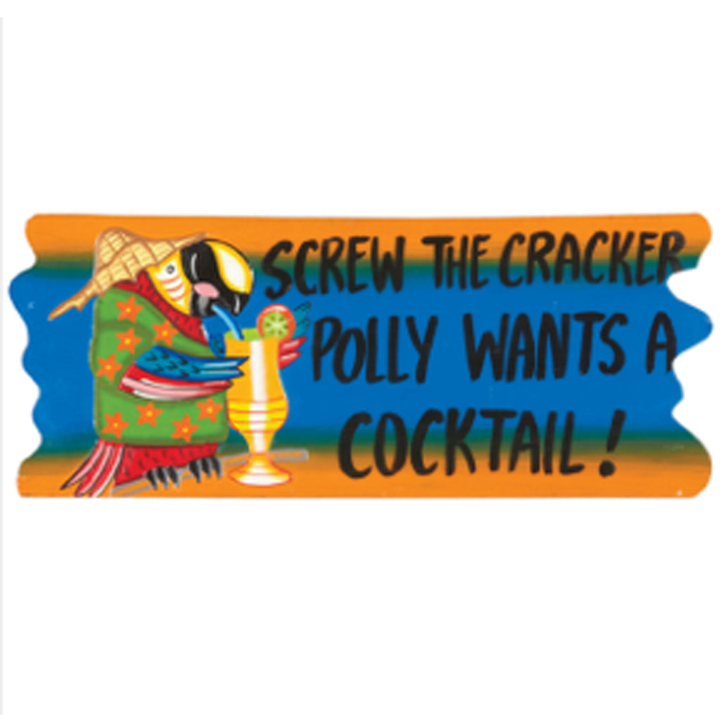Polly Wants a Cocktail Wall Art
