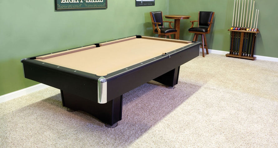 Addison Pool Table in Room near wall