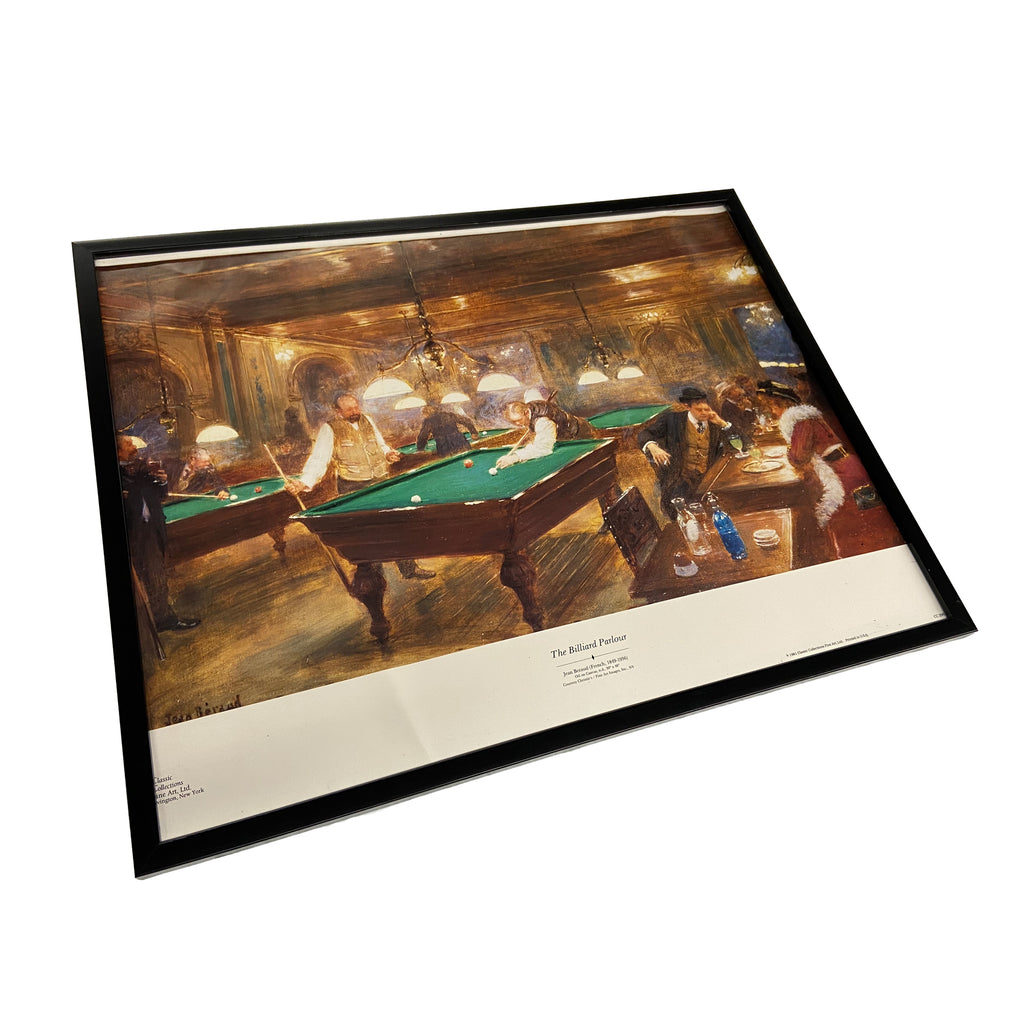 The Billiard Parlour Framed Poster