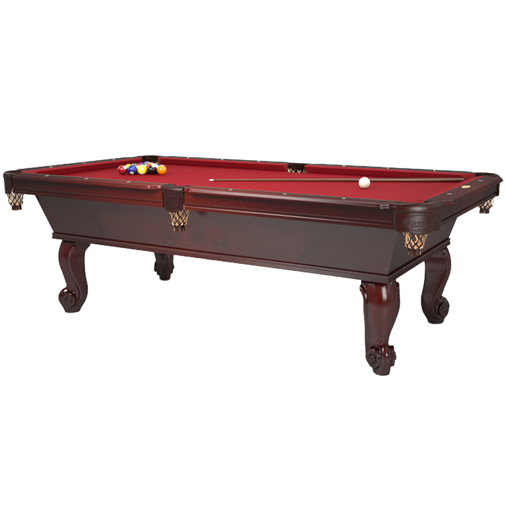 Catalina Pool Table Maple with Cordova finish and Spice colored pocket