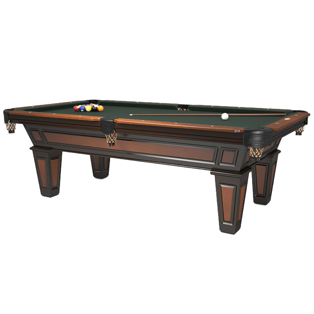 Cochise Pool Table Maple wood and Milcreek and Black Finish with Black pocket