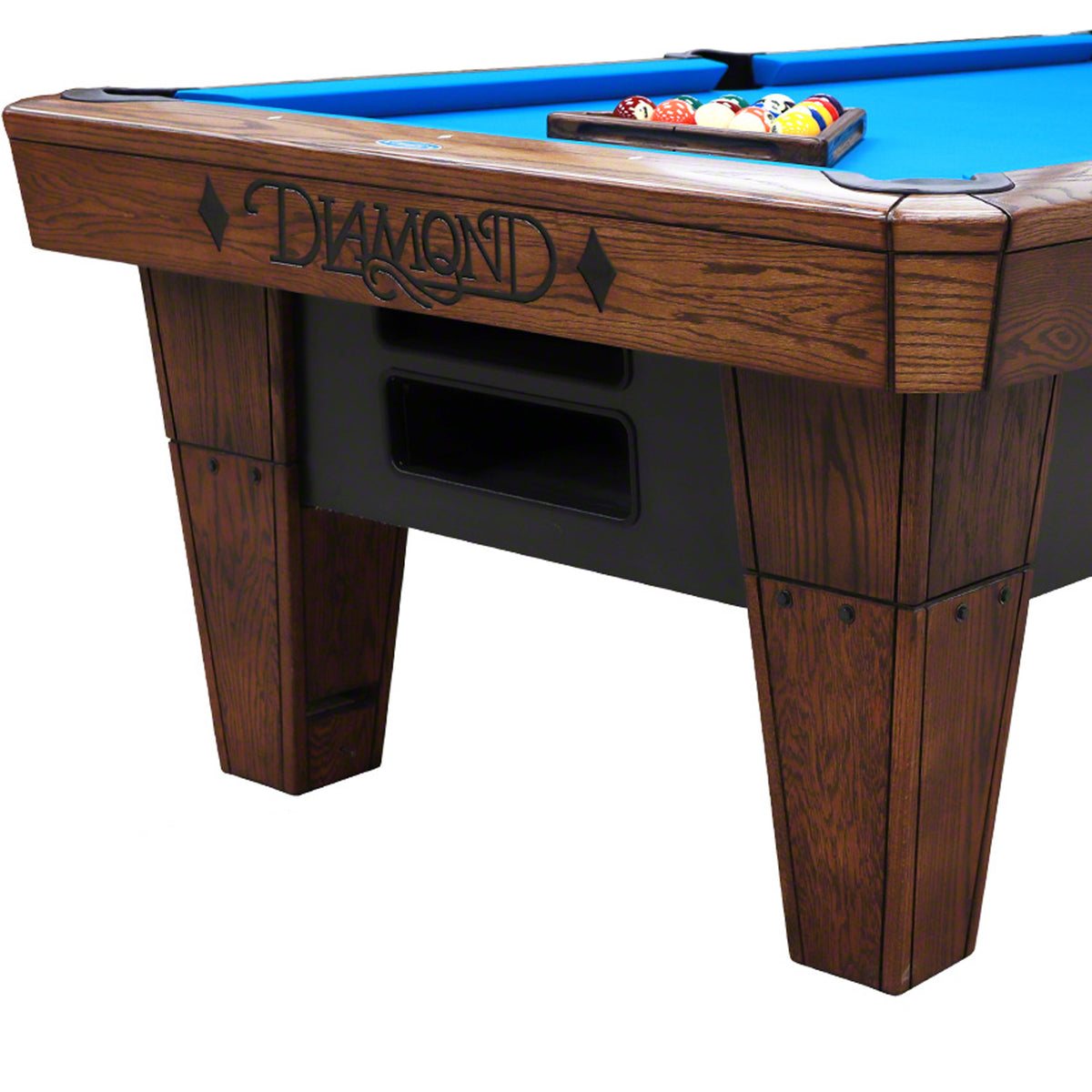7ft Pro-Am Pool Table in Oak Walnut – D&L Billiards