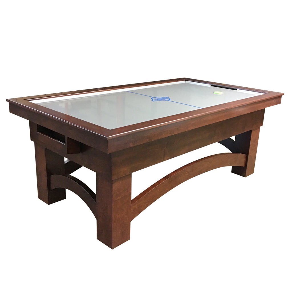 Arch Air Hockey Table with square legs and arched connectors