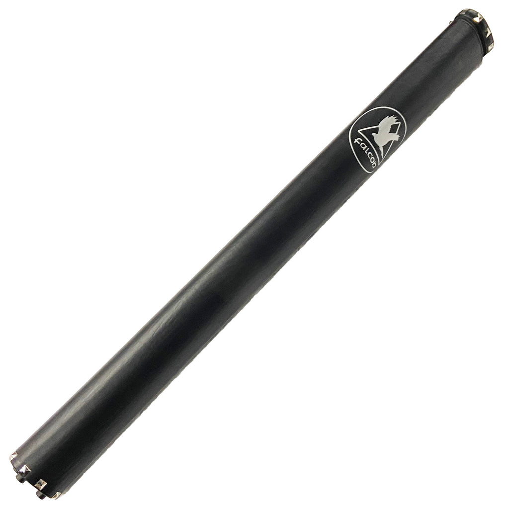 pool cue case with falcon logo overall from front