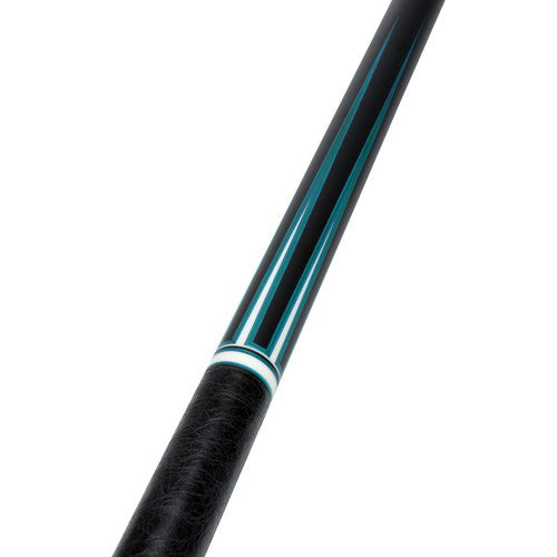 Lucasi Lux Midnight Black and Green Points Pool Cue Points
