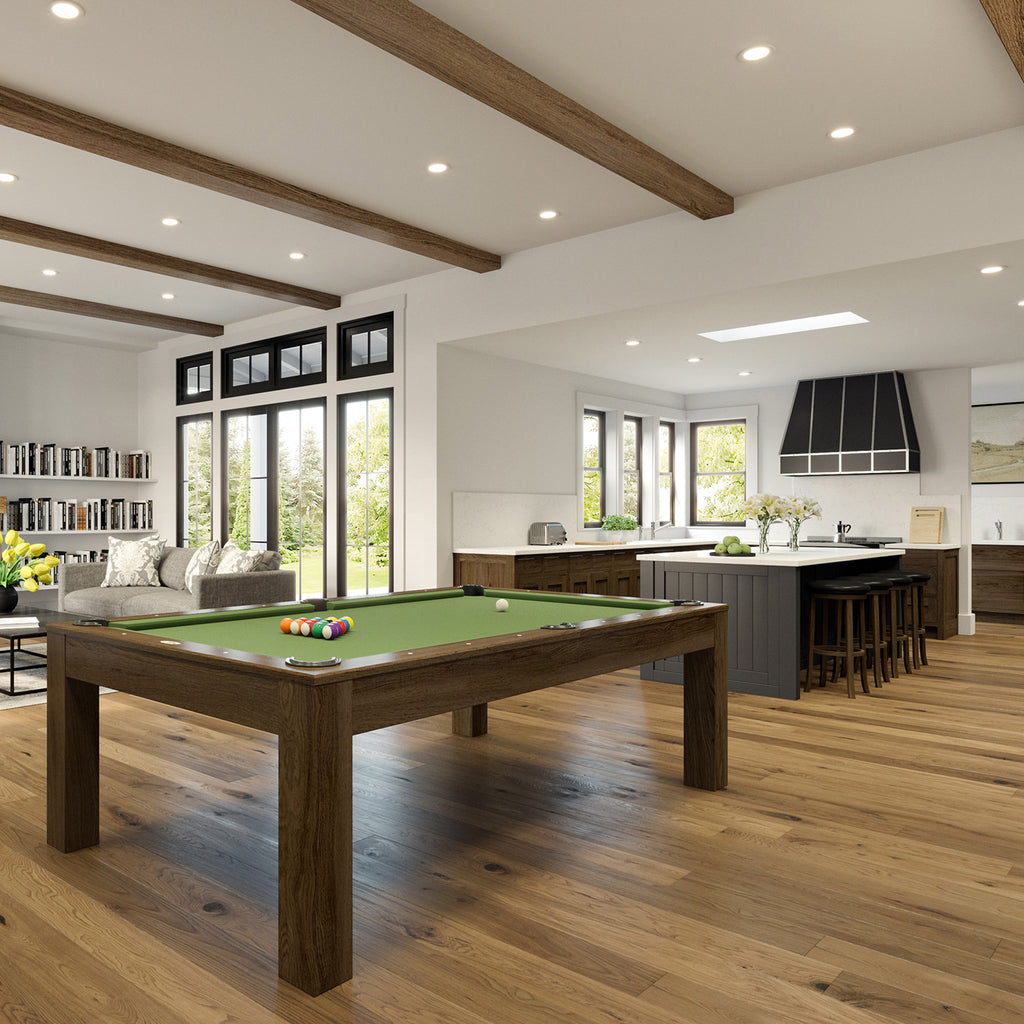 Penny Pool Table Whiskey finish in room
