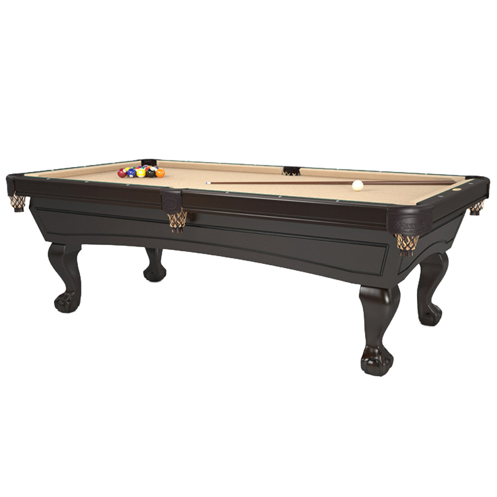 San Carlos Pool Table  Maple wood with Espresso stain and Dark Pockets