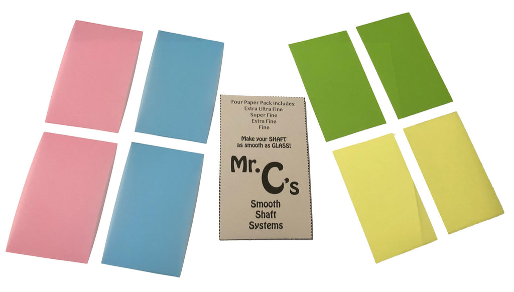 Mr Cs Smooth Shaft Systems Micro Burnishing Papers Papers spread out