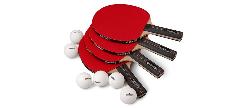 Brunswick Table Tennis 4 Paddle Set