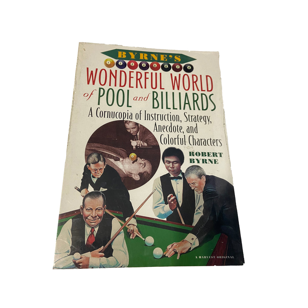 Wonderful World of Pool and Billiards Front Cover with Men playing pool