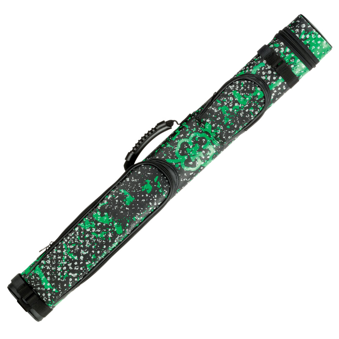 McDermott 2x2 Green Grunge Hard Pool Cue Case – D&L Billiards