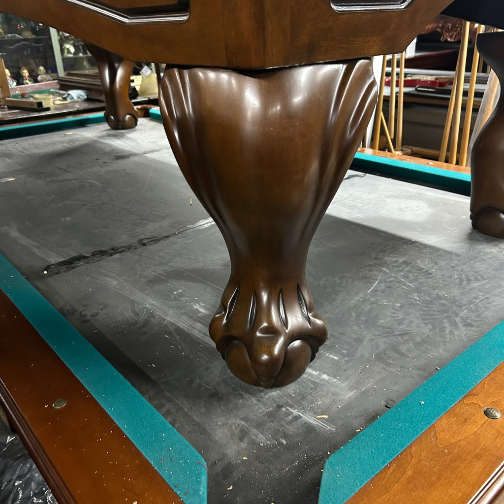 Dark walnut leg ball and claw 