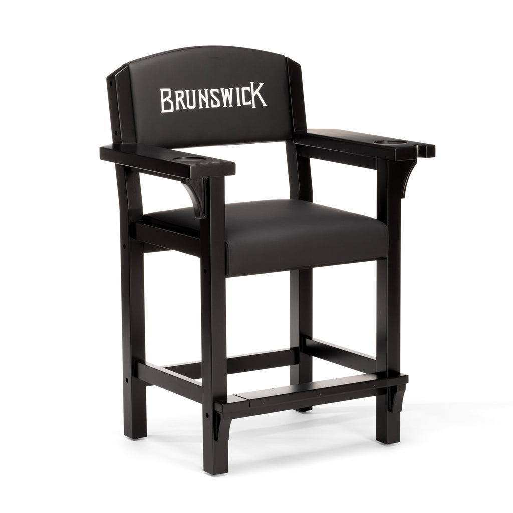 Black Brunswick chair on a white background