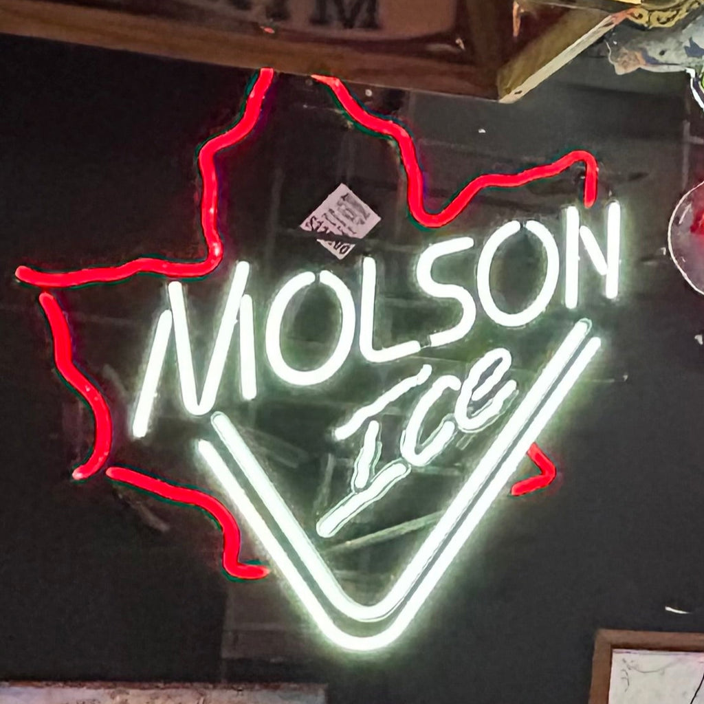 Molson Vice with Red Leaf around outside