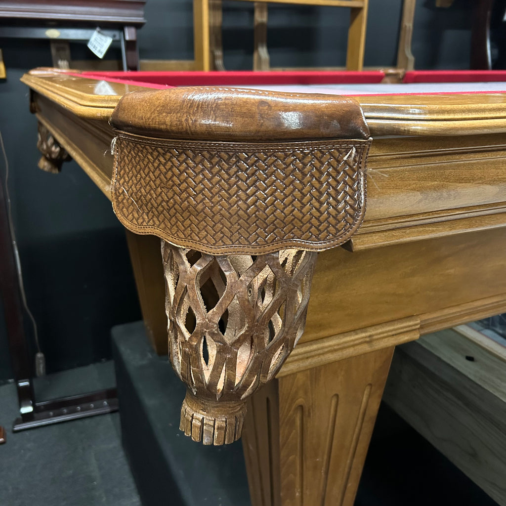 Shield pocket tan color basket weave design