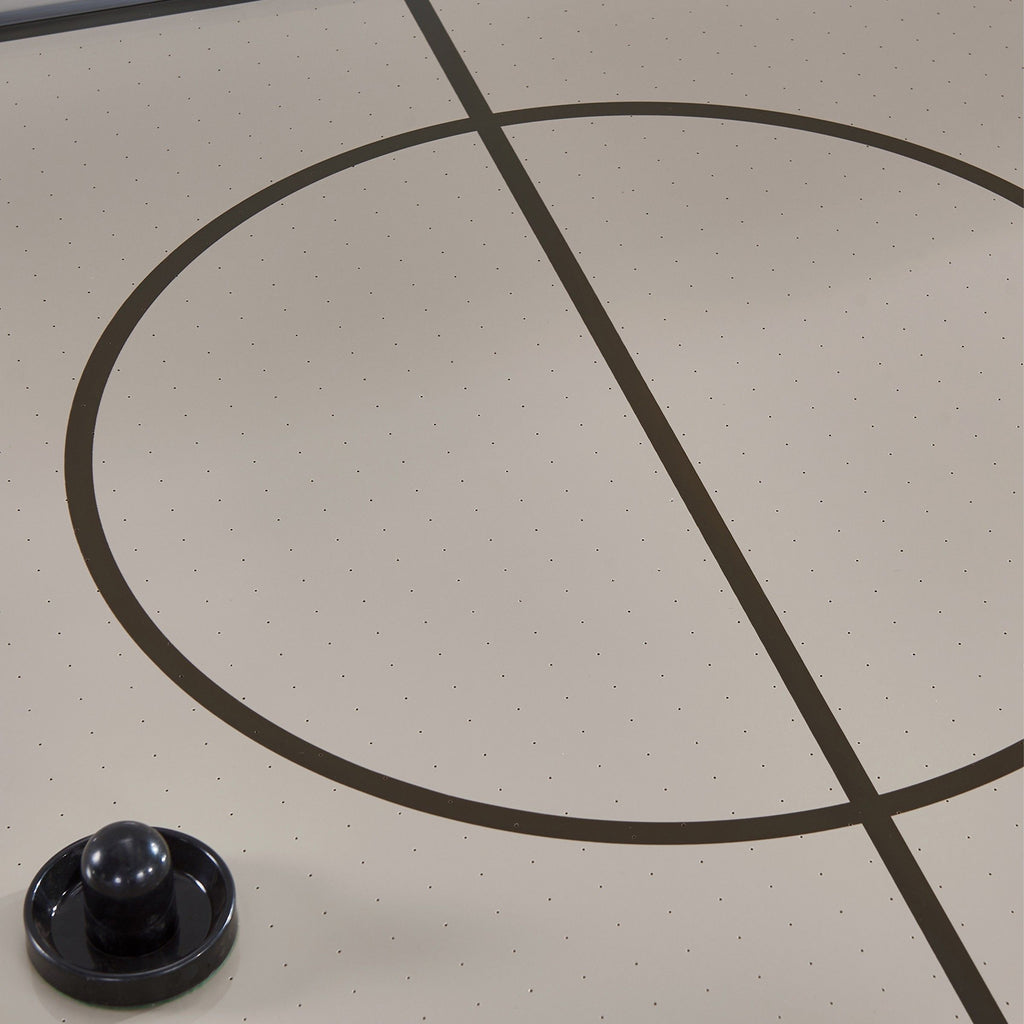 White playfield with dark grey score lines on it