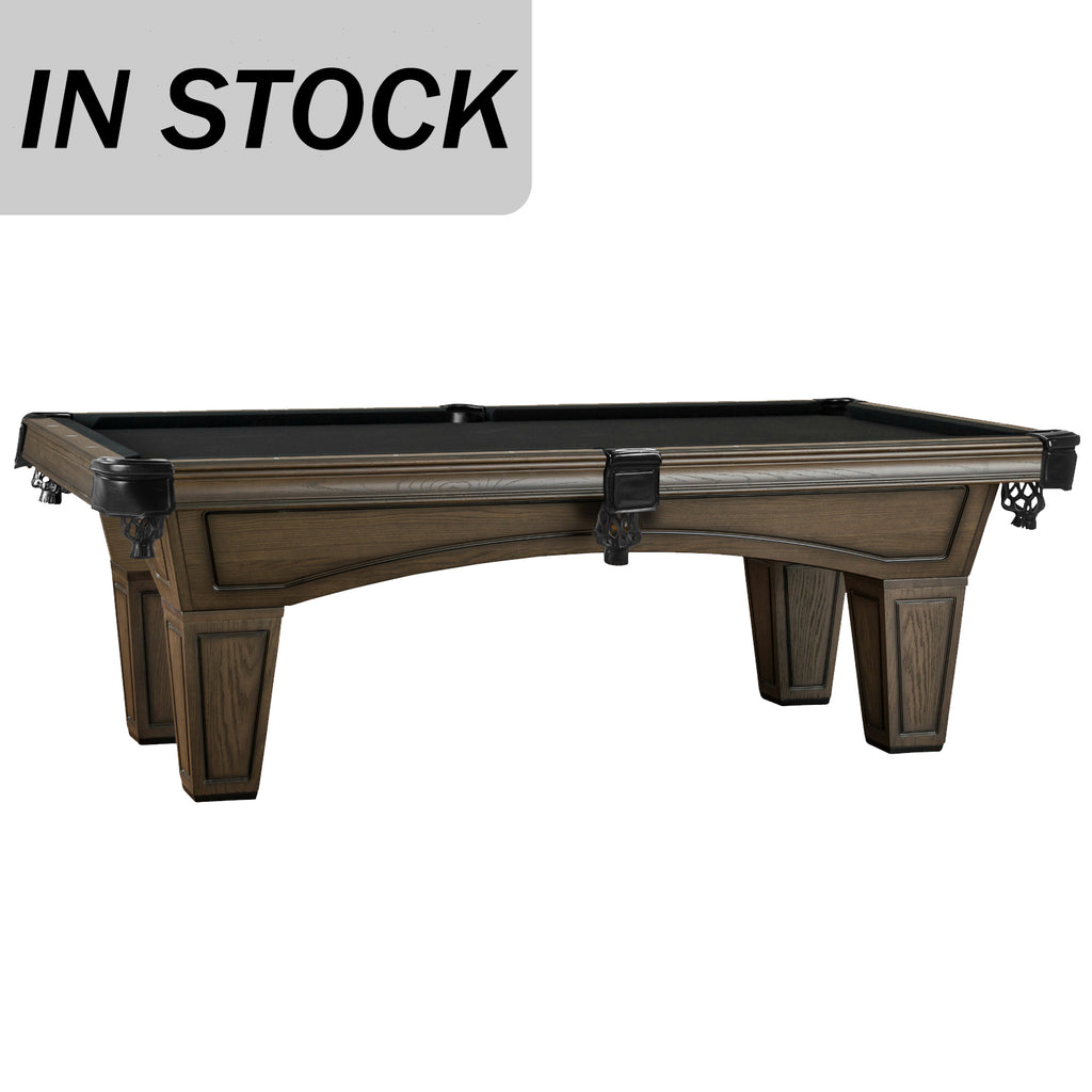 austin pool table with in stock label in the corner