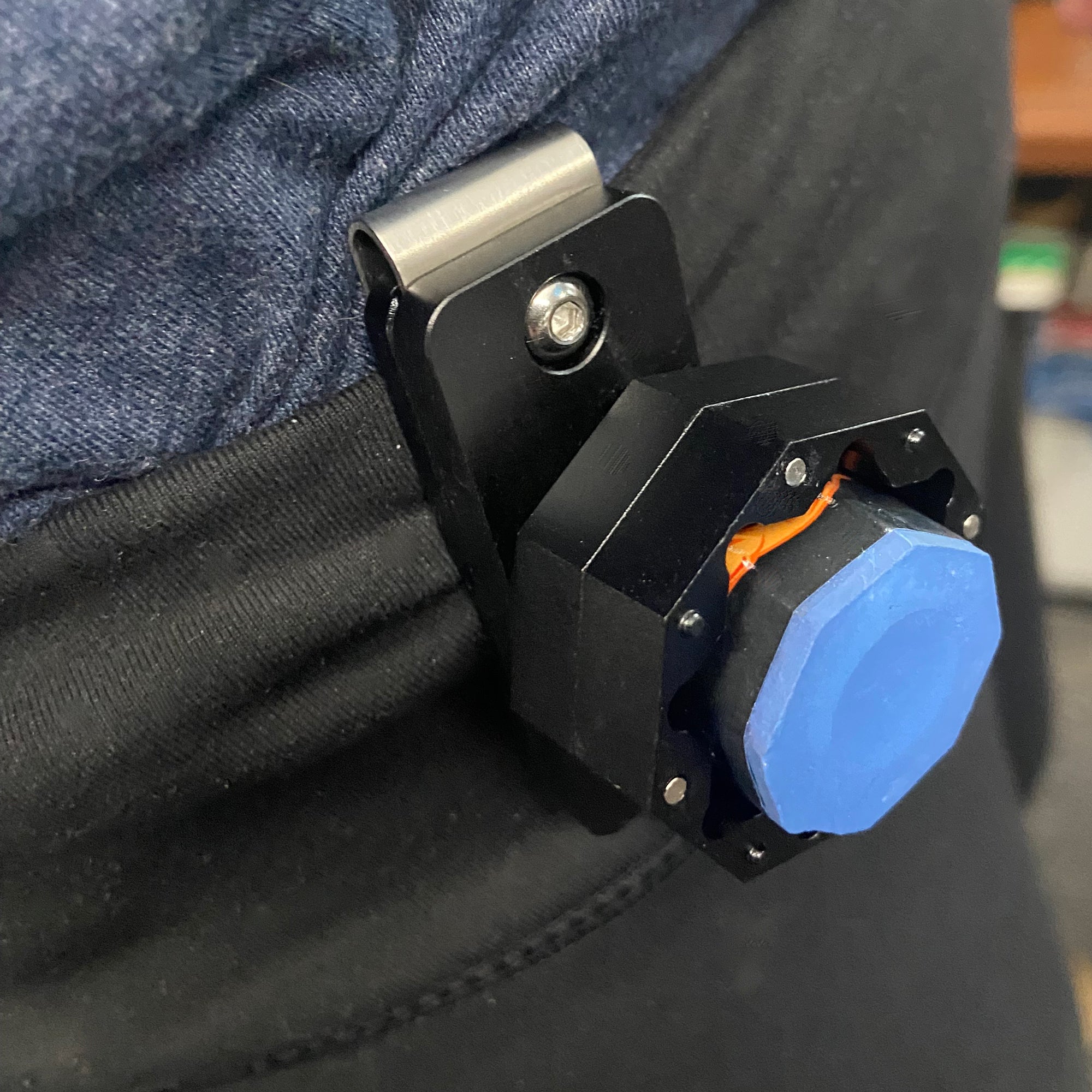 Custom Engraved Octagon Magnetic Chalk Holder with Belt Clip – D&L ...