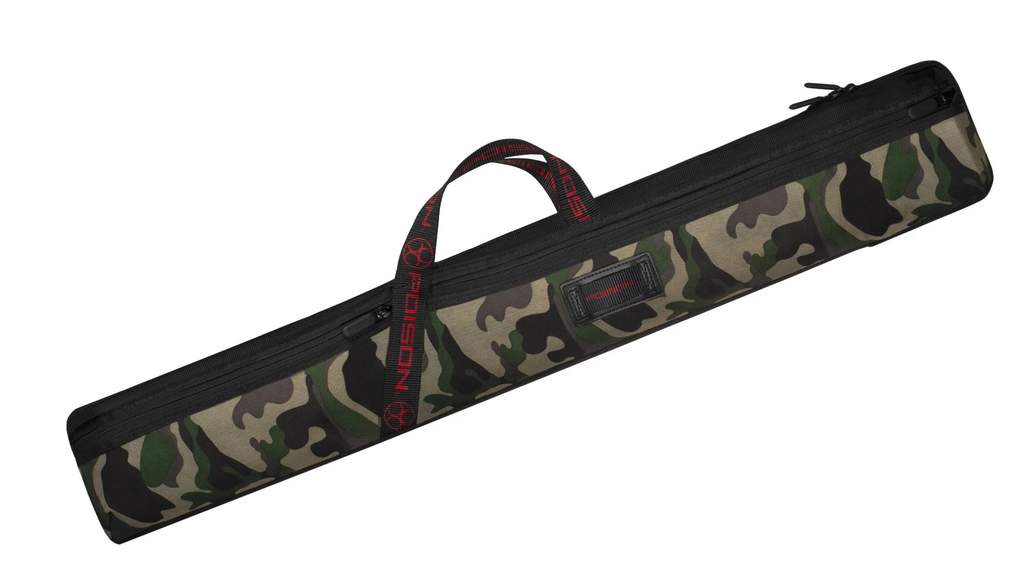 Front view of poison camo bag