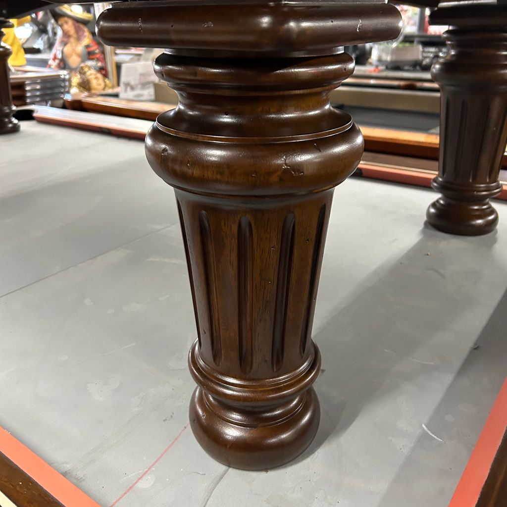 tuscana finish pool table round leg