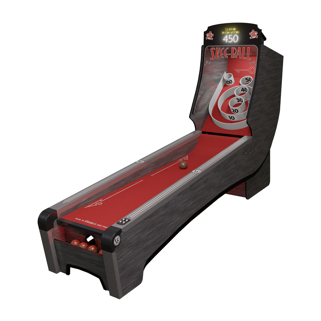 Skee-Ball Premium Home Arcade with Scarlet Cork