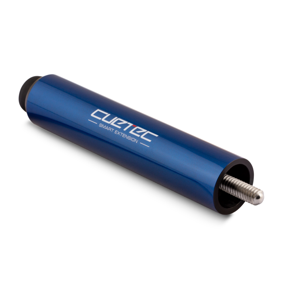 Cuetec smart extension logo and joint close up
