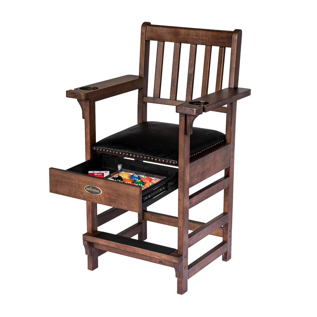 Whiskey Spectator Chair in Room with Drawer Open