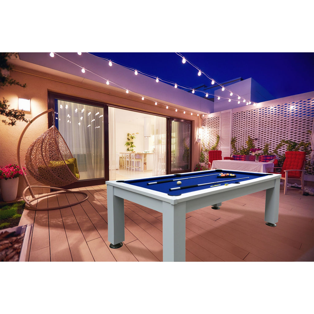 Outdoor Esterno Pool Table Lifestyle view