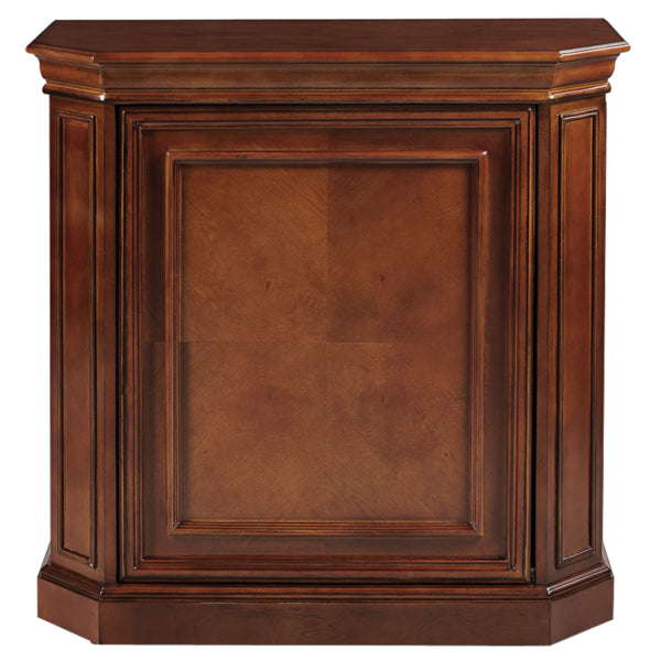 Solid Wood Bar Cabinet Chestnut from Front