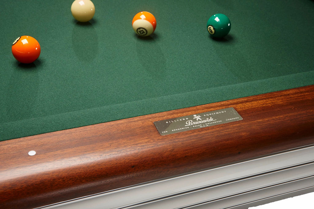 Centennial Brunswick Pool Table End Rail with Faceplate
