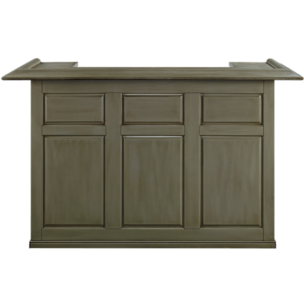 Free-Standing 72" Dry Bar Slate Front View