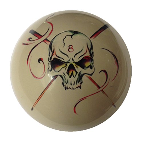 Skull Crossbones Custom Cue Ball
