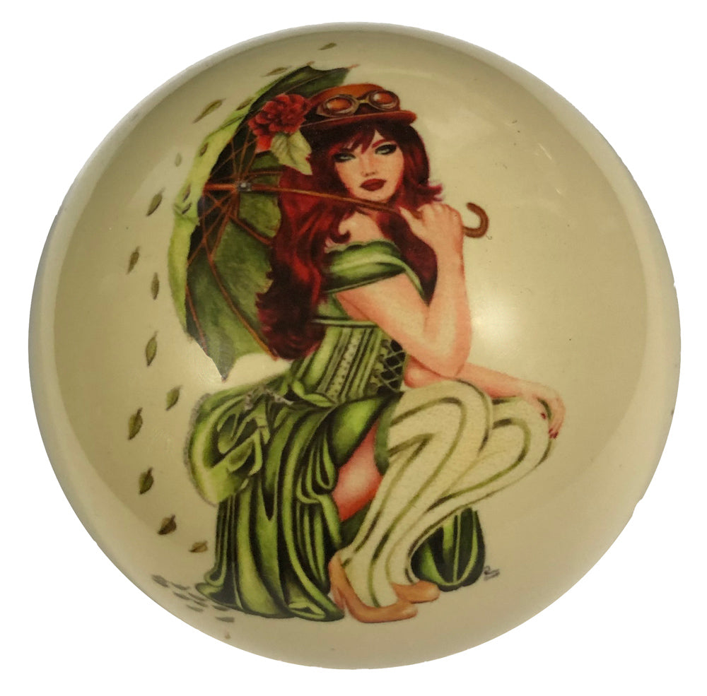 Steampunk Pin-Up Custom Cue Ball D&L Billiards Steampunk Pin-Up Custom Cue Ball D&L Billiards
