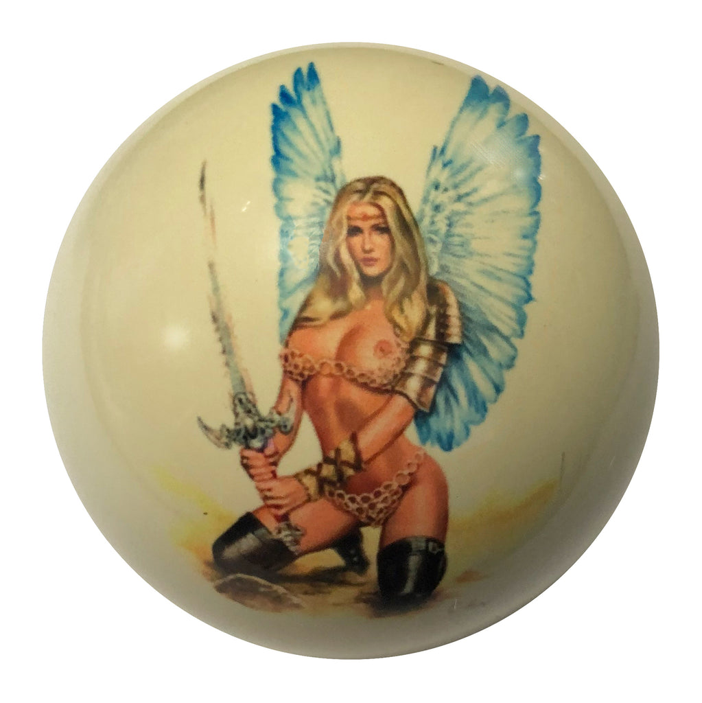 Sword Girl Custom Cue Ball