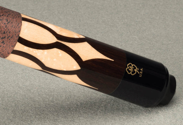 Birdseye Maple & Rosewood Butt Cap