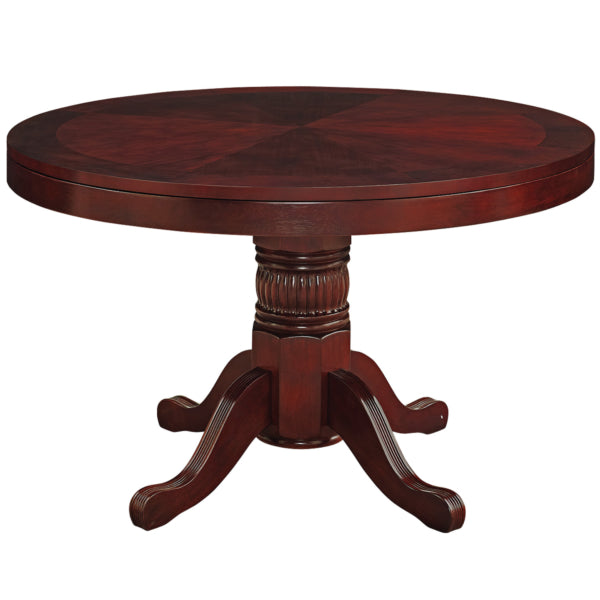 Round Solid Wood Gaming Table English Tudor Dining