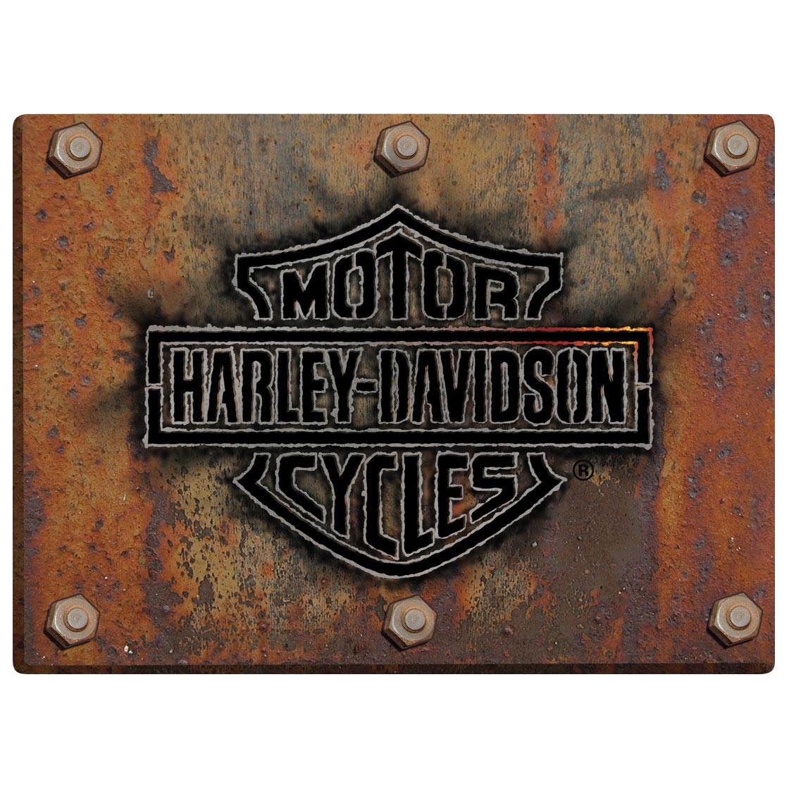 Targa In Latta Nostalgic Art 25 X 50 Cm - Harley Davidson Service - Foto 6
