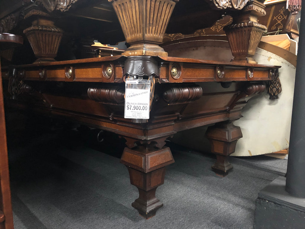 9Ft Oliver Briggs Pool Table Full Table Left Side