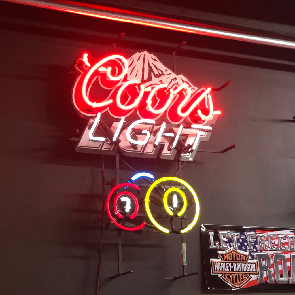 Coors Light Mountain Neon Light