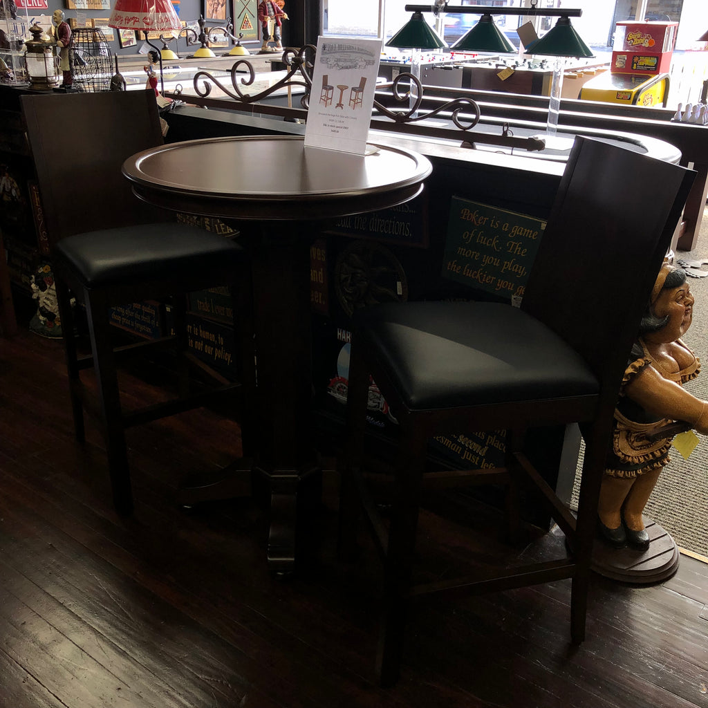 Brunswick Heritage Pub Table with Barstools Right Side