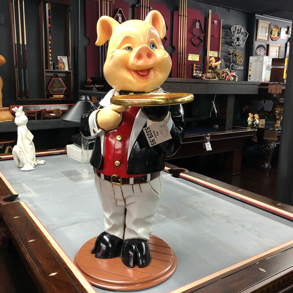 Pig Butler Statue