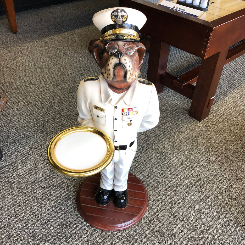 Admiral Bulldog Statue
